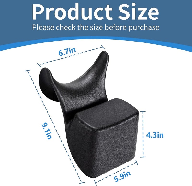 HAVANSIDY Silicone Shampoo Bowl Neck Cushion - Ergonomic Salon Hair Washing Neck Support Pillow, Non-Slip Shampoo Tray Neck Rest for Spa and Salon Basins, Comfortable Hairdressing Sink Accessory for Hair Care - Image 3